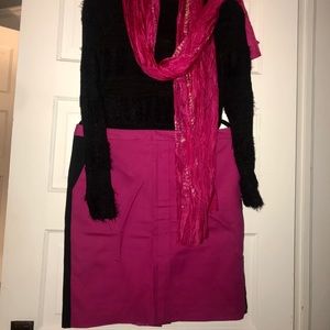 Fun Fuchsia Pencil Skirt